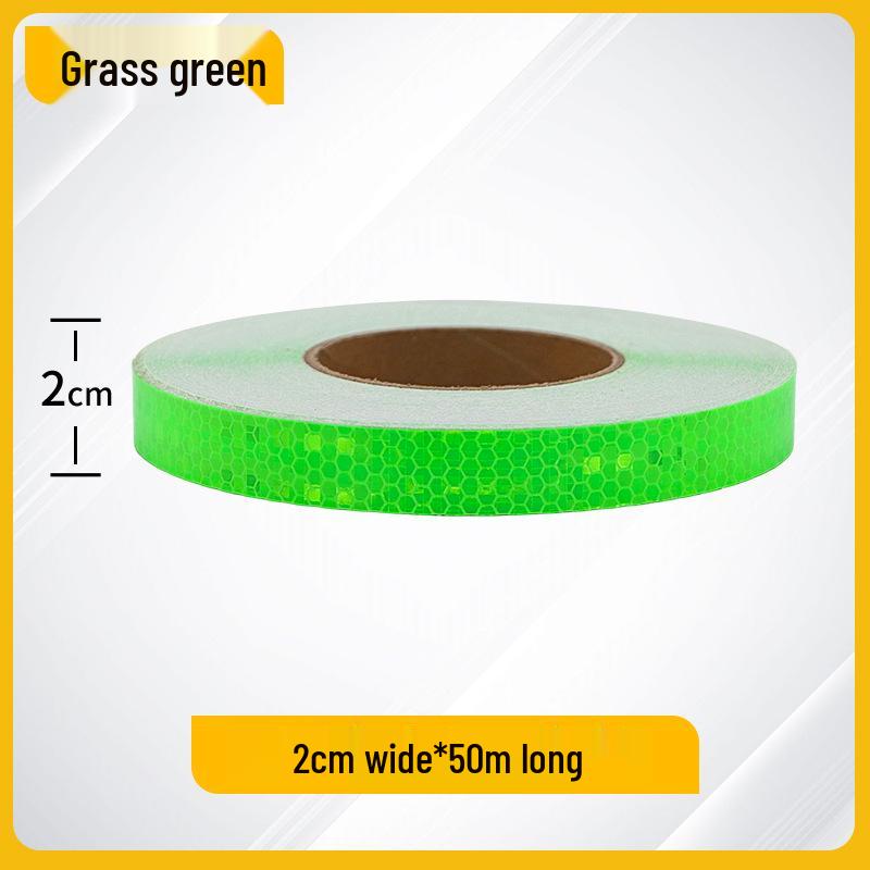 2cm Reflektierender Nachtwarnaufkleber für Autos, Motorräder, Fahrräder und Elektrofahrzeuge