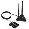 EDUP AX210 High-End Tri-Band Wireless PCIE Network Card with Bluetooth 5.2 and Extended Antenna for Gaming, Speed up to 5374 Mbps