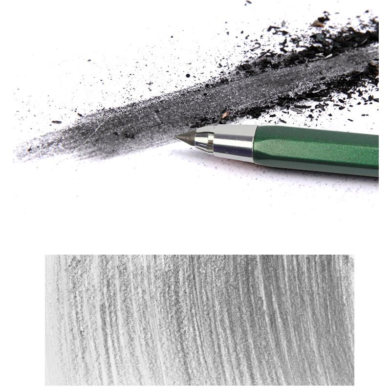 4mm Zeichenmechanikstift Automatischer Kohlebleistift Für Schüler Kinder Geschenk Schreibwaren TR-4000 Kunststift