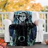 Halloween-Horror-Motiv Bedruckte Decke - Perfekt für Sofa, Bett, Reisen & Outdoor-Nutzung | Maschinenwaschbar, Gemütlich & Langlebig.