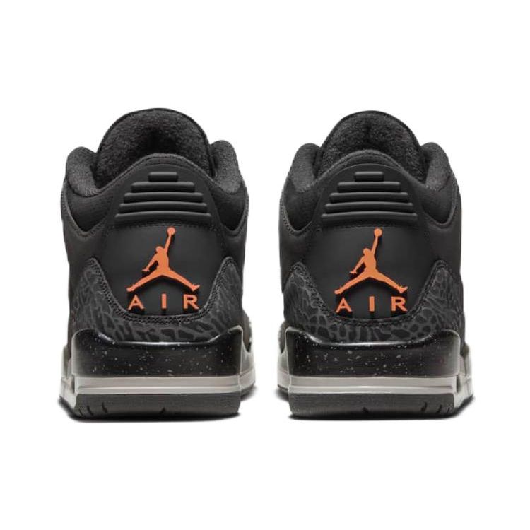 Air Jordan 3 Retro Fear 2023 Męskie Sneakersy Szary Nocny-Stadionowy Totalny-Pomarańczowy CT8532-080