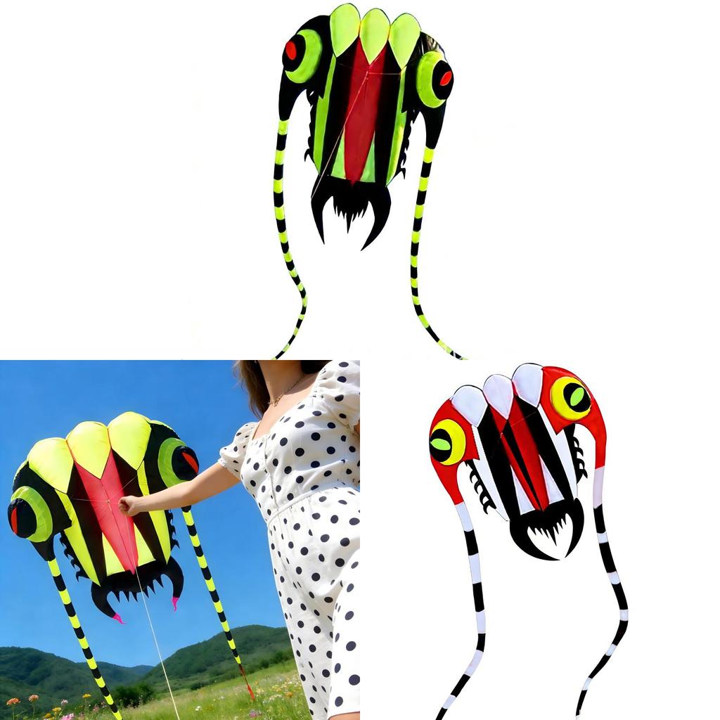 Soft Tailed Insect Kite With Glass Fiber Frame For Childrens Outdoor Play And Gift Giving