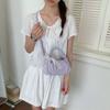 Korean Ins Wrinkled Cloud Bag PU Leather Polka Dot Shoulder Bag Stylish Crossbody Bag Women Use