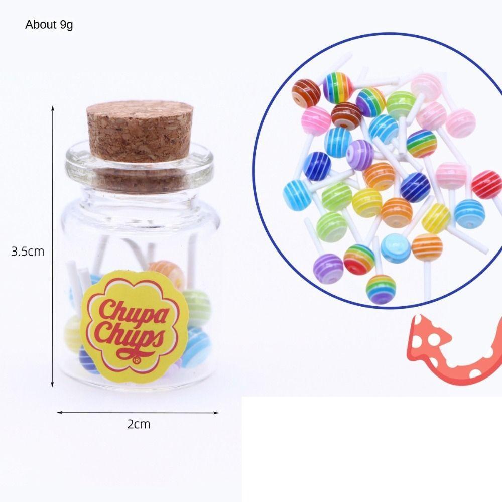 1/12 Dollhouse Miniature Food Lollipops Dollhouse Mini Tea Set  Dollhouse Accessories