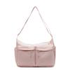 General Leisure Satchel Single Shoulder Crossbody Bag Multi-pocket Waterproof Large Capacity Nylon Cloth Bag