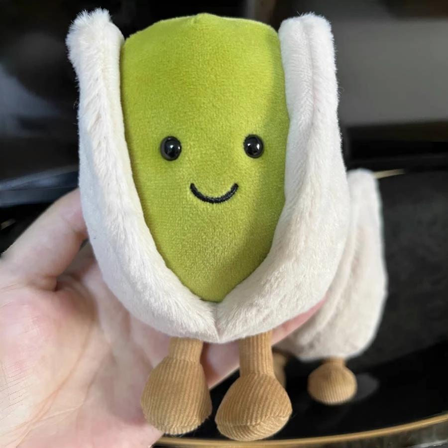 Peluche Super Morbido Pistacchio 12cm Bambola Animale di Peluche Carina Giocattolo Coccoloso Regalo Comfort per Bambine Regalo di Natale