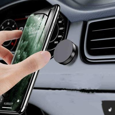 Magnetic Car Phone Holder Steering Wheel Rotating Navigation Bracket Phone Holder In Car Dashboard Multipurpose Magnet Sticker