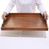Extra Large Rectangular Wooden Tea Tray for Serving and Roasting Whole Lamb