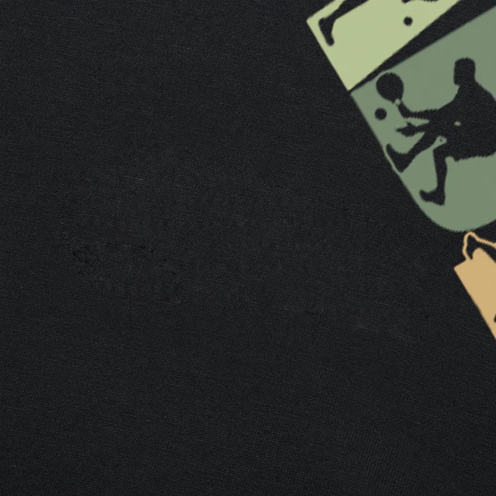 Vtipná trička na Padel tenis Léto Grafika rakety a míčku Bavlna Streetwear Krátký rukáv Dárky pro hráče padelu Tričko Pánské oblečení