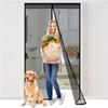 Quick Setup Magnetized Door Curtain, AntiInsect Meshes, for Home and Office, Size 210cm