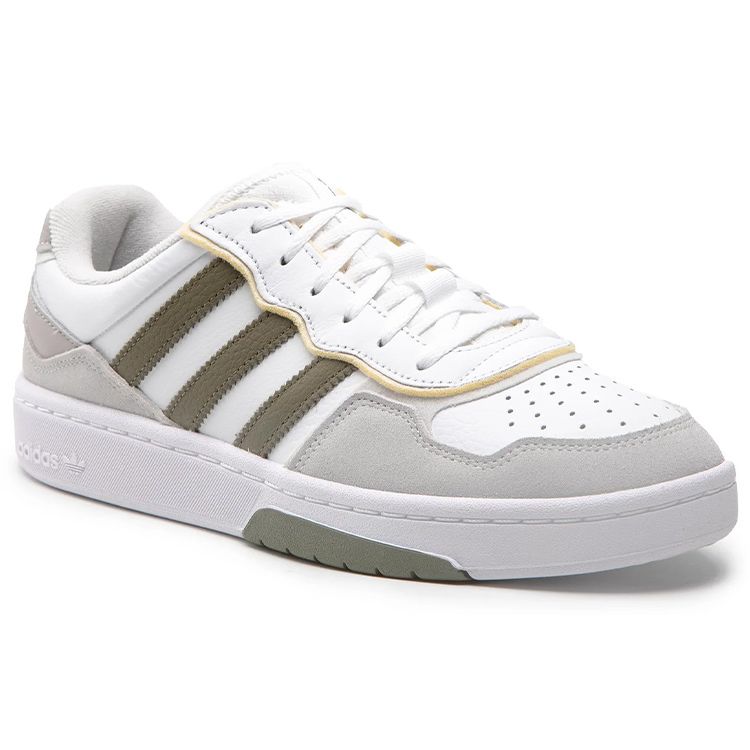 Adidas Courtic White Focus Olive Unisex Sneakers Grey GX4370