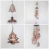 Festives Metal Windchime Bells Hanging Ornament for Christmas Trees, Creates Warm Holiday Ambiances