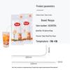 MARYYA Food-Grade Bendable Disposable Straws