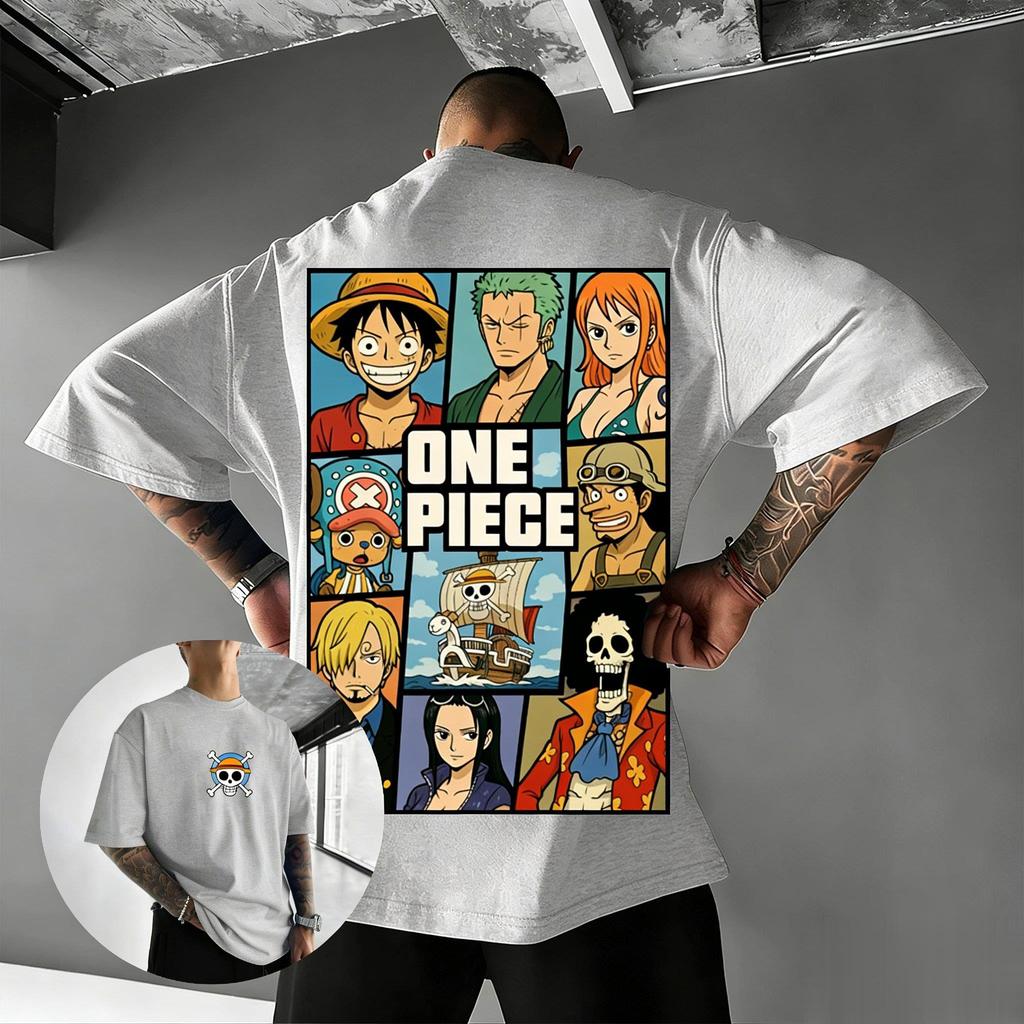 One Piece Anime T Shirt Men Women Luffy Zoro Nami Print Cotton Short Sleeve Tee 2026 Summer Y2k Streetwear Casual Graphic Tops