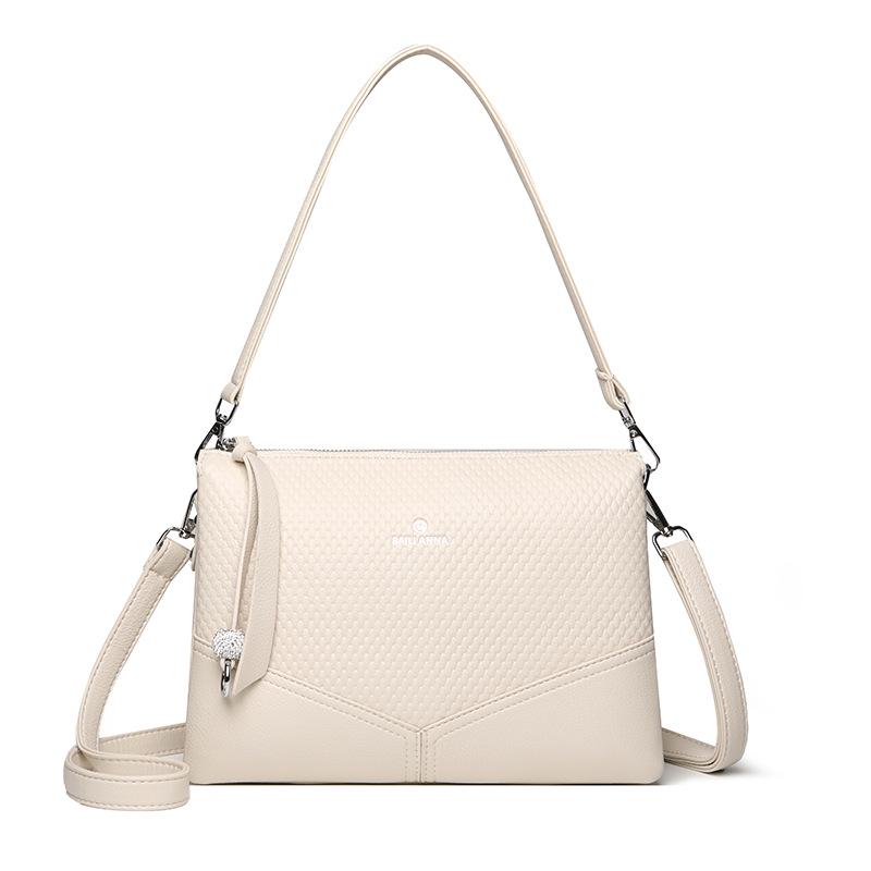 2025 New Women's Large Capacity Soft Leather Crossbody & Shoulder Travel Bag