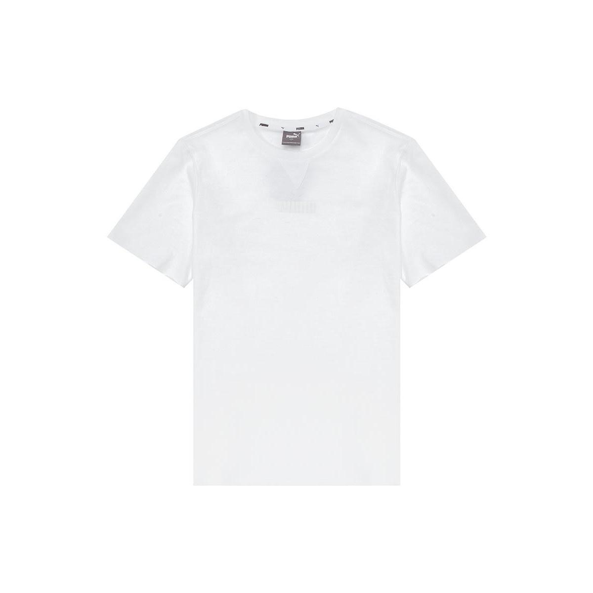 PUMA Basic Logo T-Shirts White Men s 849593-02 L