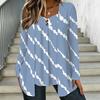 Women Plus Size Square Collar Long Sleeve T Shirt Double Layer Front Dark Taupe Harvest Floral Printed Loose Top