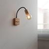 Japanese Simple Retro LED Bedroom Bedside Wall Lamp Can Be Rotated To Adjust The Living Room Corridor Study Lighting