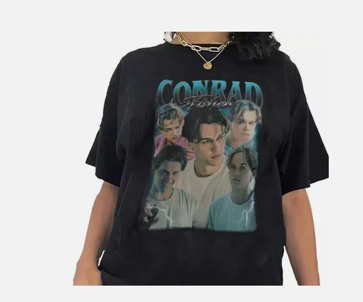 Футболка Conrad Fisher, Винтажный подарок 90-х, Футболка Conrad Fisher S-5XL, Унисекс Футболка XXXXL