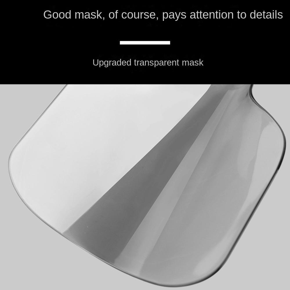 Professional Haircut Face Mask Reusable Hair Dyeing Protector Hairdressing Shield Cover  Barber