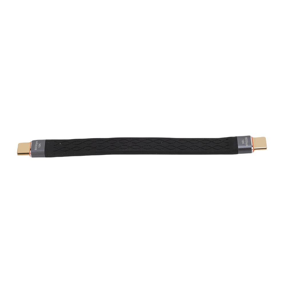 Short USB C Cable Fit for Thunderbolt 5 4 3 Cell Phone Laptop Computer 80Gbps 16K 60Hz 240W Fast Charging USB C to USB