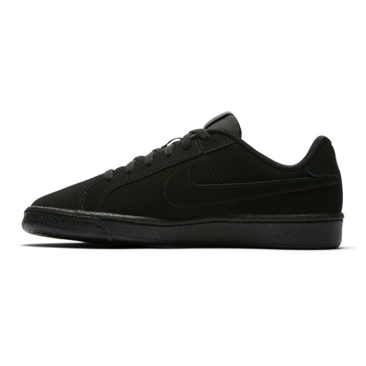 Nike Court Royale Synthetic Leather Casual Comfortable Durable Non-Slip Low-Top Kids Skate Shoes Kids Sneaker Black 833535-001