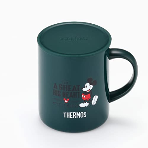 Thermos Vacuum Insulated Mug, 350ml, Mickey Mouse, Dark Green, JDG-350DS DG