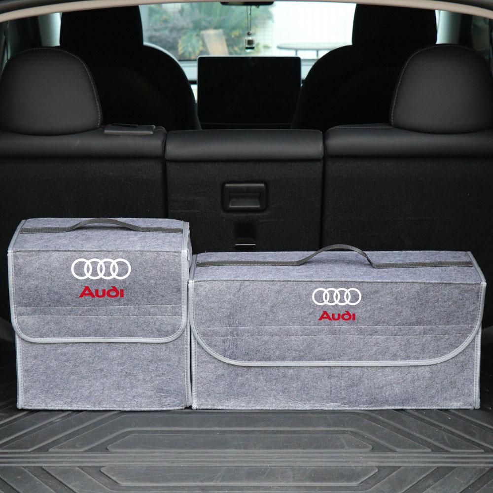 Auto Trunk Organization Box Folding Car Storage Bag Travel Tidying Tools Case For N5 Sline A5 A4 B8 A3 8P A6 C7 8V B6 B7 B9 C6 T5s4