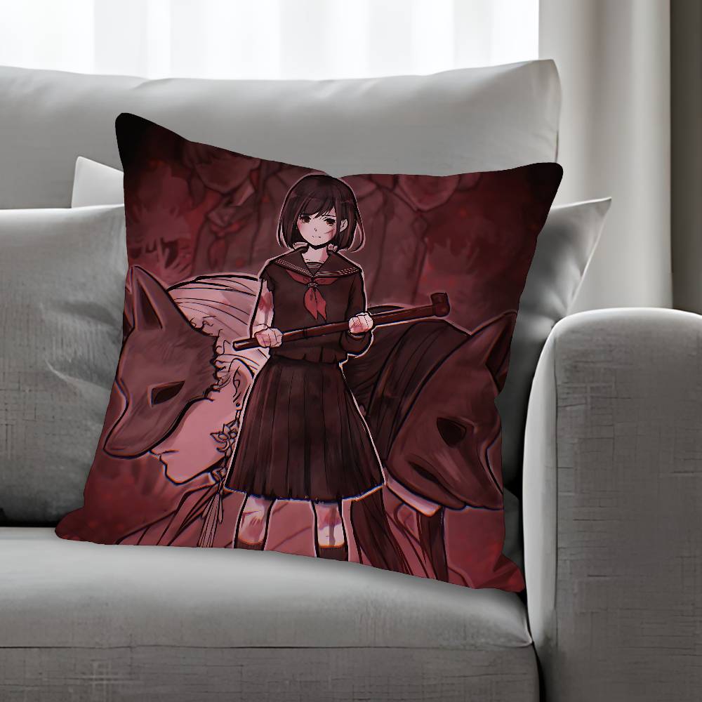 Horror SSilent HHill Pillow Cases for Bedroom Living Room Sofa Home Decor Polyester Cushion Cover with Zipper