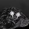 Polaris magnetic ear clips, male trend personality hip-hop style earrings, no ear piercings, ear nails, cross ears.