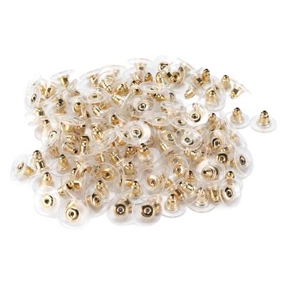 200 Stück Ohrringverschlüsse Transparent Silikon Ohrringstopper DIY Handgefertigter Schmuck Zubehör