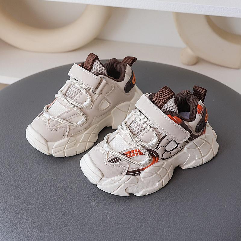 Fashion and Versatile Girls' Shoes Spring New Kids Sports Shoe Soft Soled Casual Boys' Shoes Anti Slip Simple Girls Casual Shoe