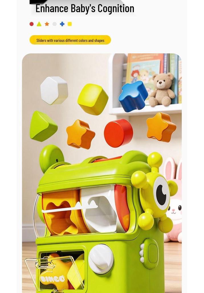 Dinosaur Shape Matching Game - Educational Toy for Infant Cognitive Development and Early Learning