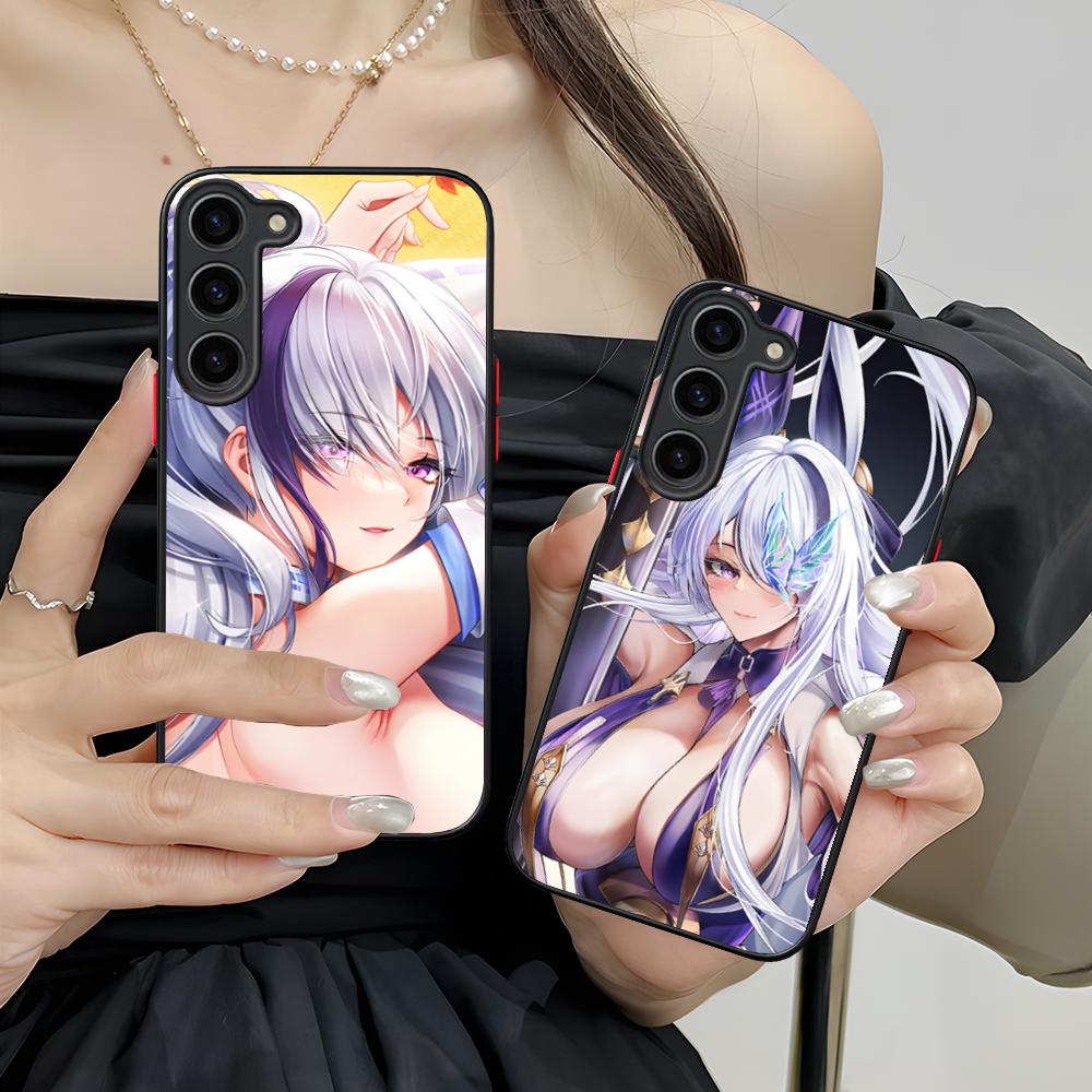 Azur Lane Unzen Silicone Mobile Phone Case for Samsung Galaxy S26 S25 S24 S23 S22 S21 Plus FE Ultra Colorful Cover