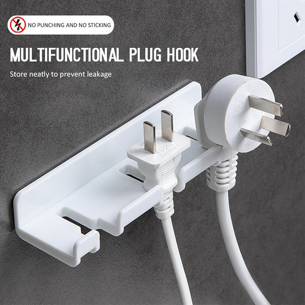 Wall-mounted Hook Tooth Brush Holder Door Bag Hooks Storage Organizer Multi-purpose Hanger Accessory for Kitchen Bedroom