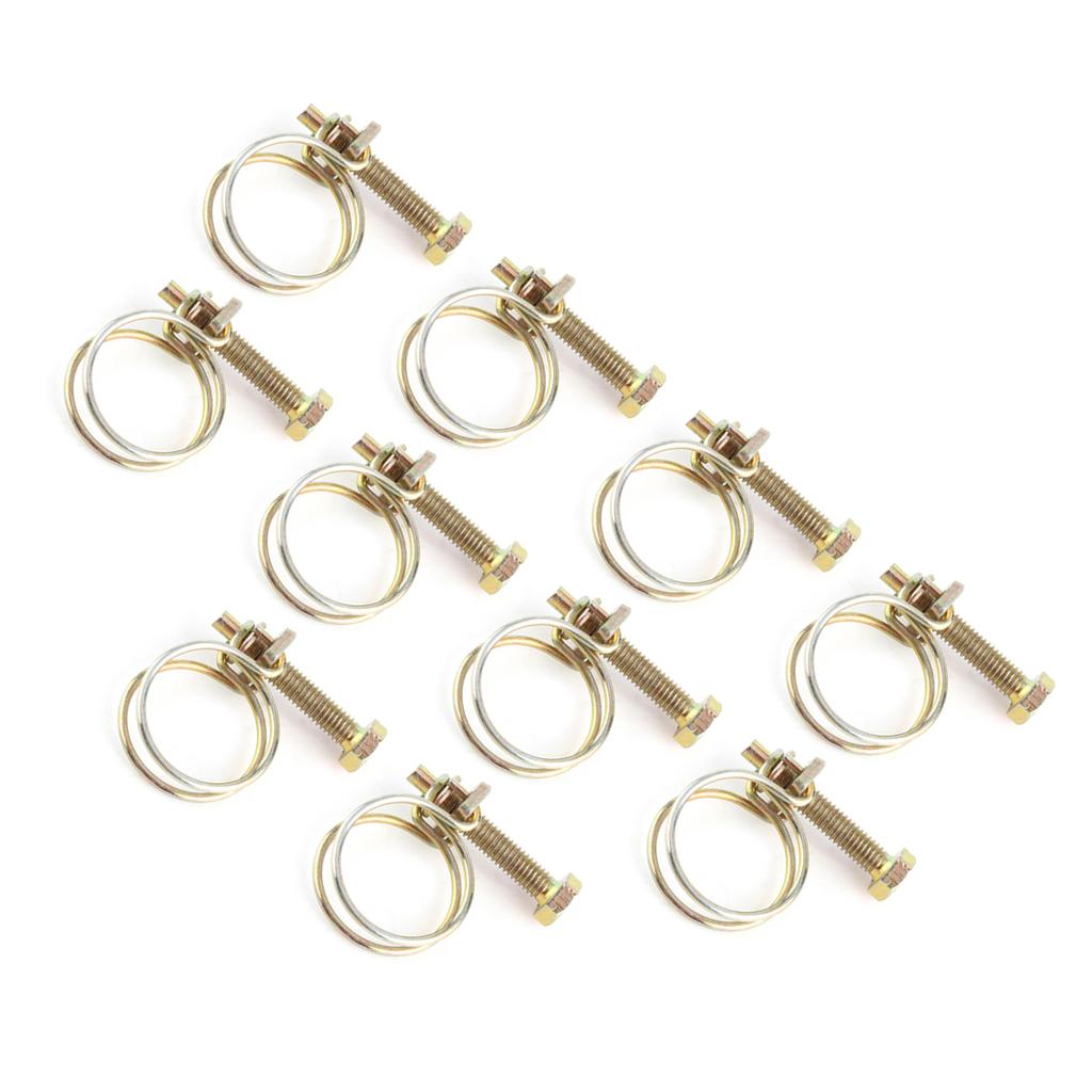 Stainless Steel Water Hose Clamp Pipe Clip Hoop Plumbing (1300CMm-16mm)