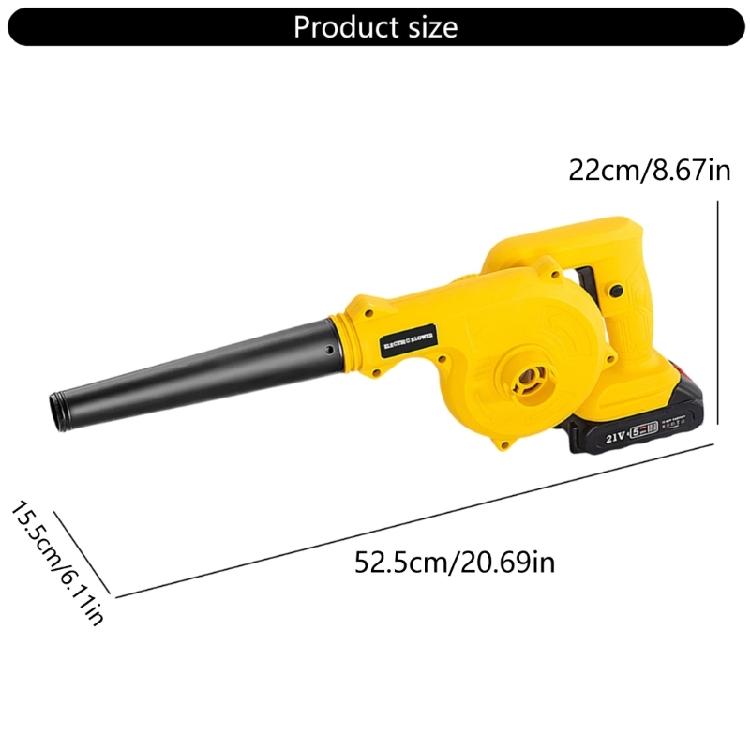 60 Minutes Cordless Blower Tool With Ergonomic Grip For Prolonged Operation Multi Surfaces Cleaning Electric Blower