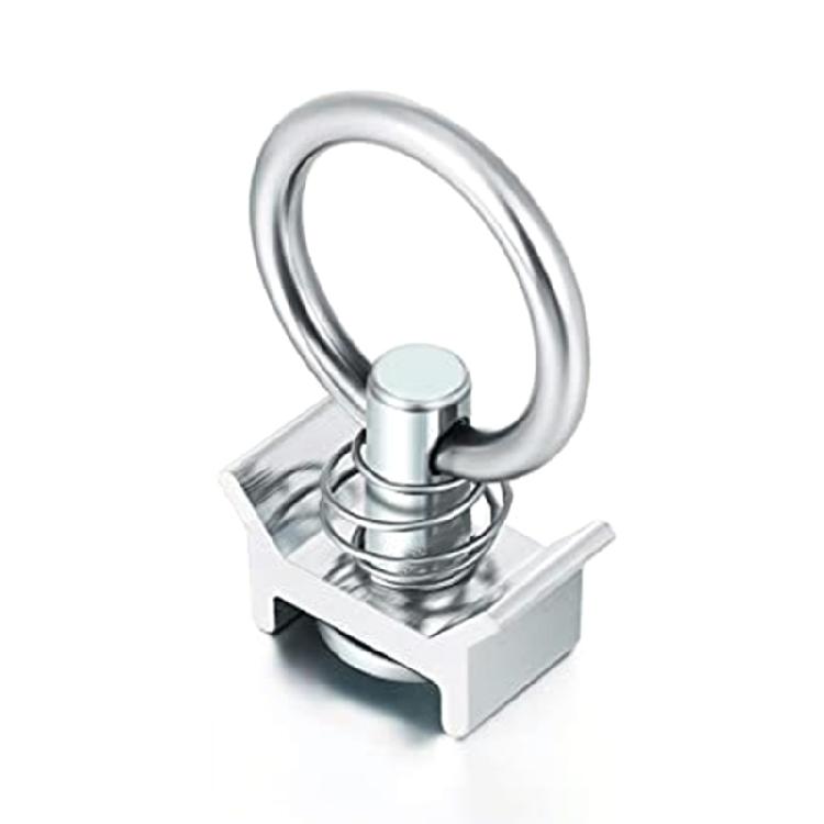 Single Stud Fitting with Stainless Steel Ring for L-Track/Airline Track