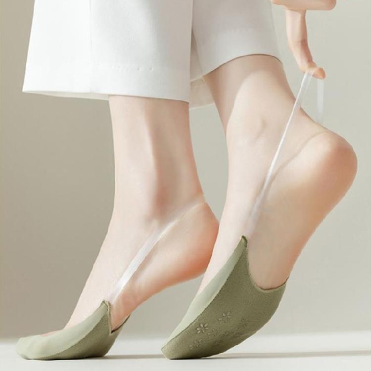 No Show Half Socks Invisible Low Cut Liner Socks with Slings Back Toe Toppers Liner Socks for Women Invisible Boat Socks