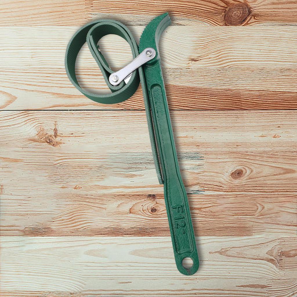 Strap Wrench Engine Opener High Carbon Steel Handle Auto Tools Multipurpose Removal