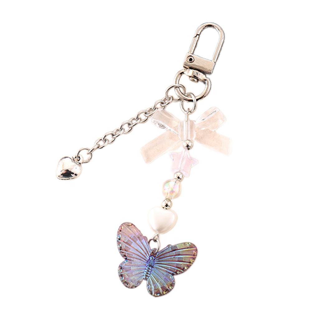 Bows Keychain Charms Wallet Bag Purse Keyring Pendant Charms Aesthetic Keychains Car Keyring Bag Charms Accessories