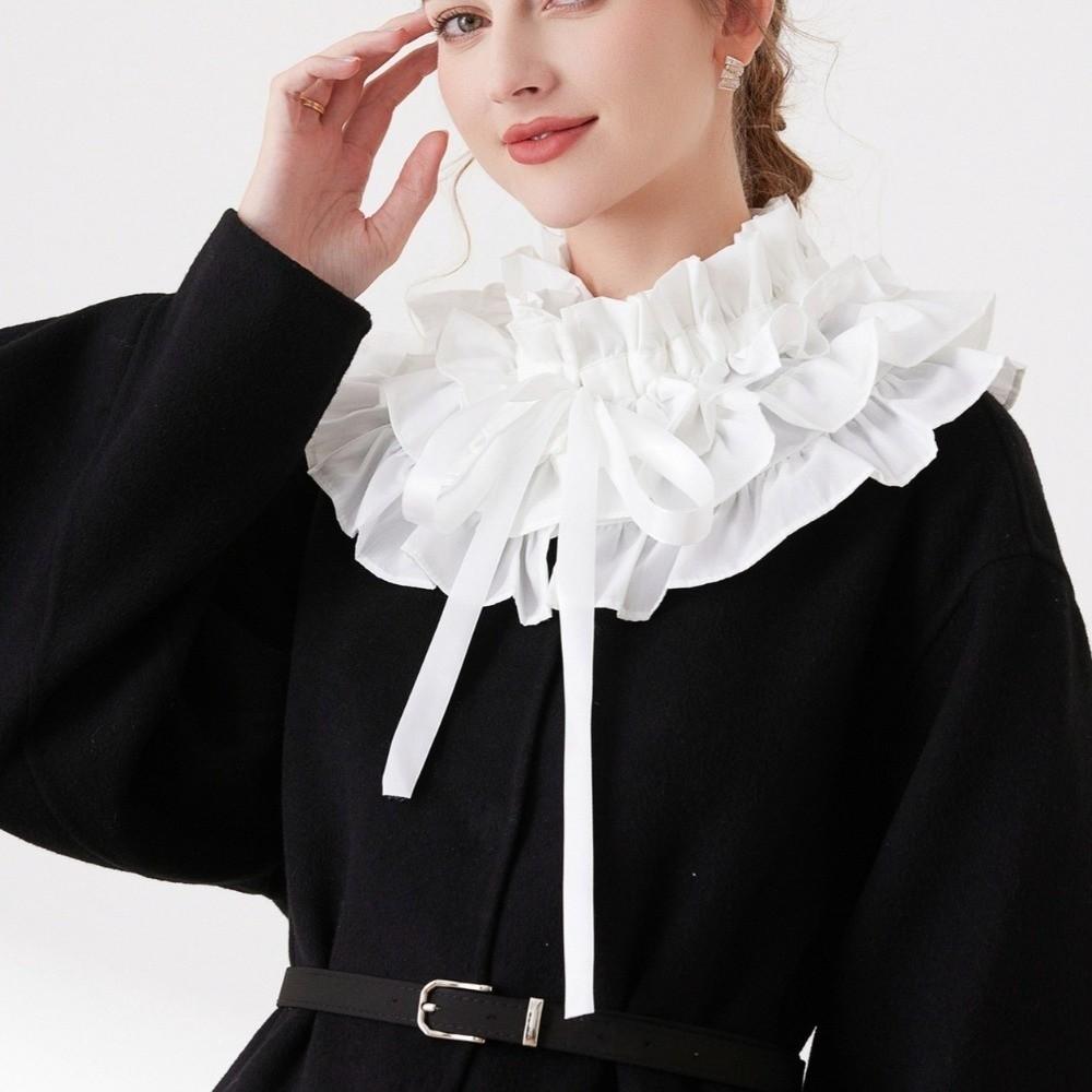 Cloth Decoration Detachable Collar Multi-layer Frilled Neckpiece Fashion False Collar Women