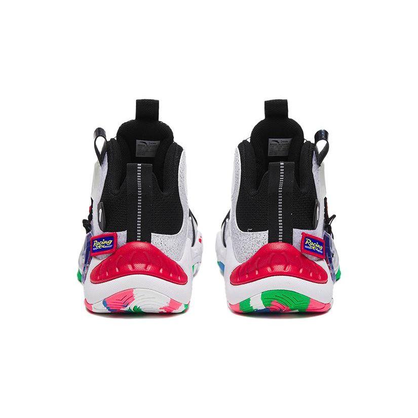 Anta Comfortable Shock Absorption Durable Low Top Kids Basketball Shoes Kids Sneaker Black White 312311167-9