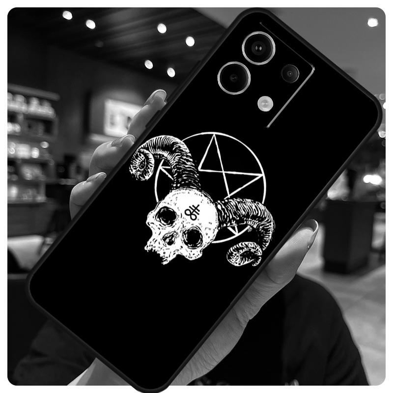 Ram Skull Skeleton Horror Case For Xiaomi Redmi Note 12 9 10 11 13 14 15 Pro Plus Cover For Redmi 13C 12C 10C 14C 15 C