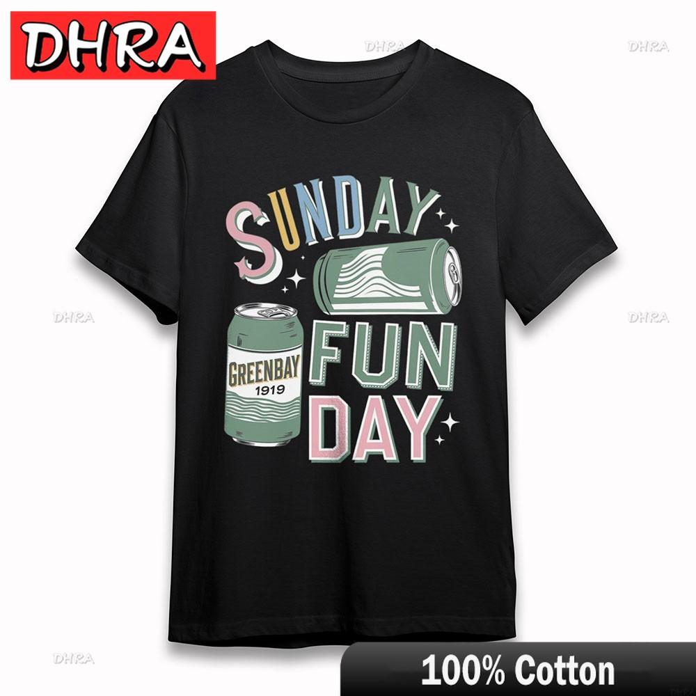 Womens Plus Size TShirt Vibrant Sunday Fun Day Print Tee Cotton Short Black Funny Stylish Tops Clothing for Daily Wear TShirt 4XL