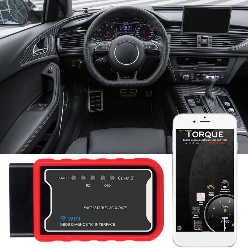 Autodiagnosescan-Tool, Scanner, Diagnosegerät mit Live-Daten, OBD-II-Scanner für Auto und LKW, Fehlercodes lesen und löschen