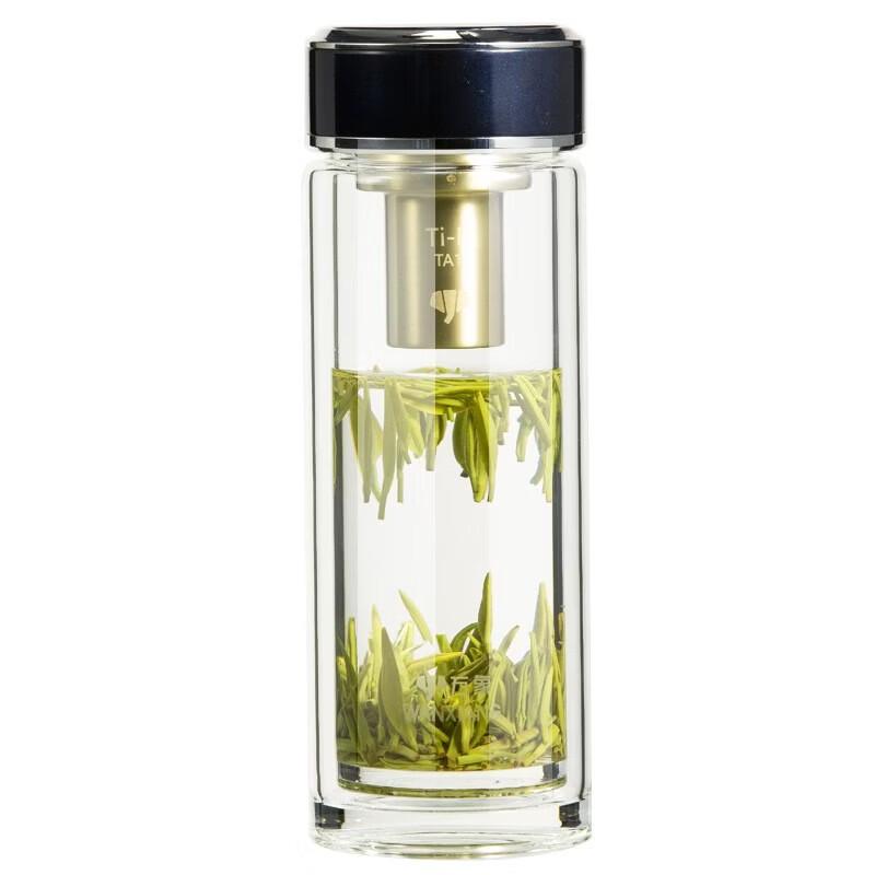 WANXIANG Double Wall Anti-Bacterial Glass Tea Cup