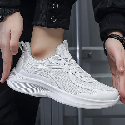 Sports Men's Shoes Fly-woven Breathable Lightweight Simple Foreign Trade Large Size Running Tide Shoes Fashion Large Size Men's Shoes Tide Shoes