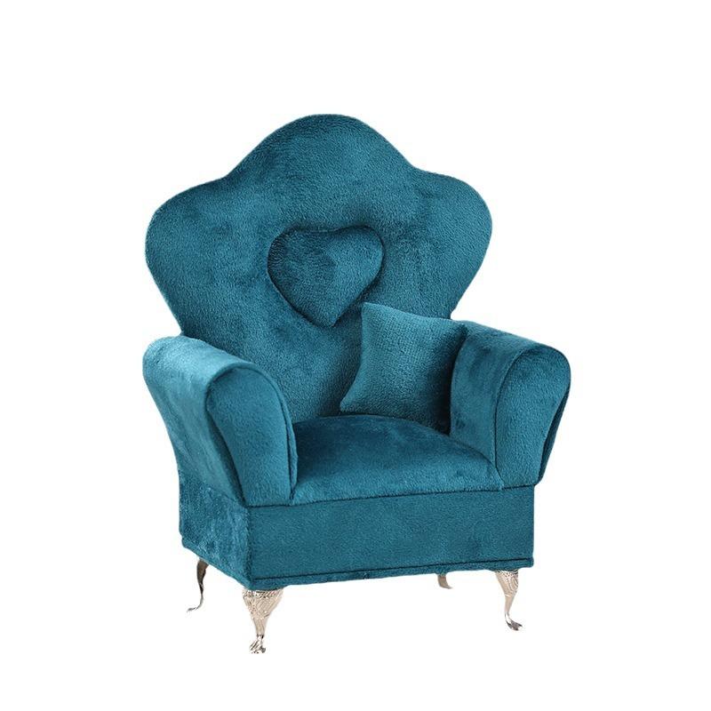 Cross-border European velvet sofa jewelry box sofa small items storage Nordic style cute exquisite storage box ornament