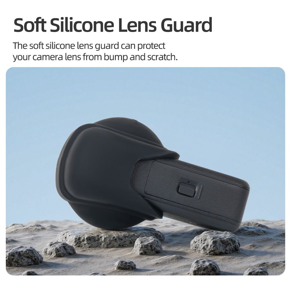 Silicone Lens Cap Anti-Scratch Lightweight Lens Protector Shockproof Durable Lens Protective Cover for DJl Osmo 360